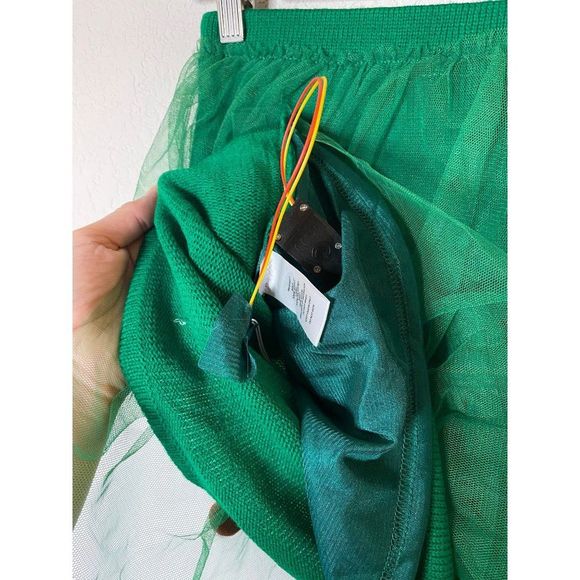 Planet Gold Christmas light up festive skirt Sz XS - Picture 8 of 10